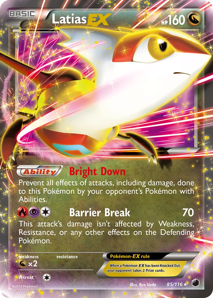 Latias-EX - 85/116 - Rare Holo EX