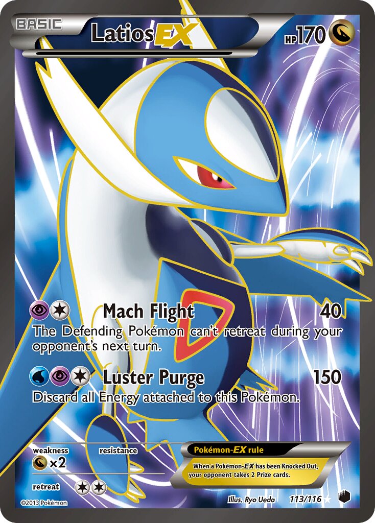Latios-EX - 113/116 - Rare Ultra
