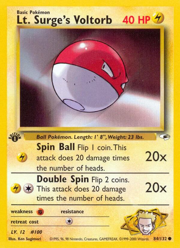 Lt. Surge's Voltorb - 84/132 - Common
