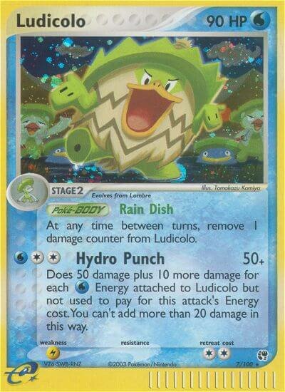 Ludicolo - 7/100 - Rare Holo