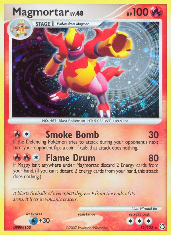Magmortar - 12/123 - Rare Holo