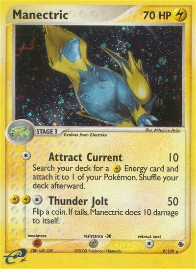 Manectric - 9/109 - Rare Holo