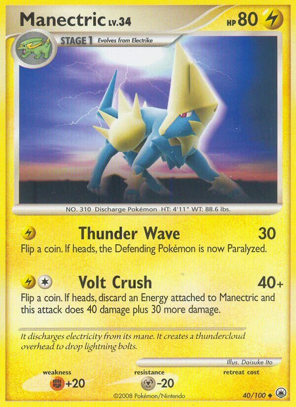 Manectric - 40/100 - Uncommon
