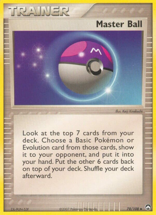 Master Ball - 78/108 - Uncommon