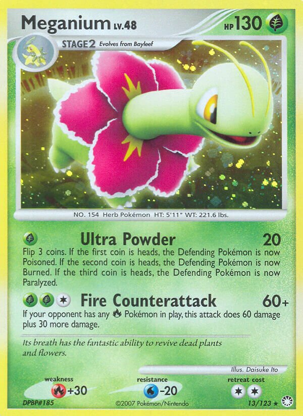 Meganium - 13/123 - Rare Holo