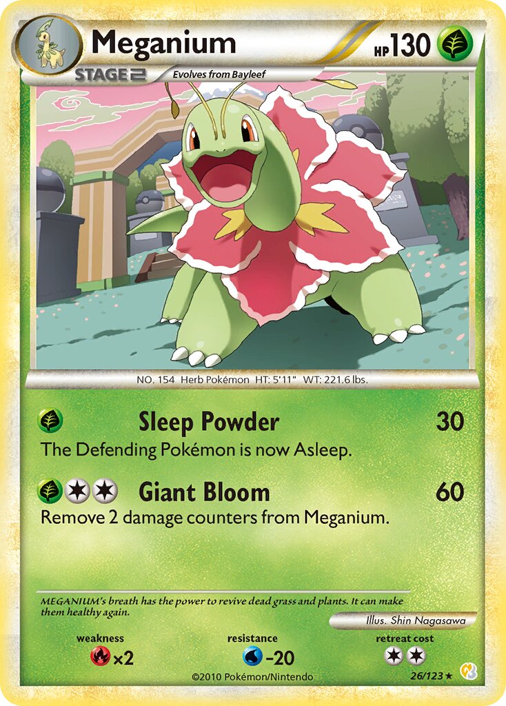 Meganium - 26/123 - Rare