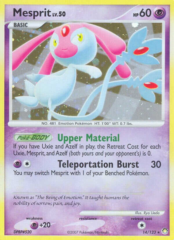 Mesprit - 14/123 - Rare Holo