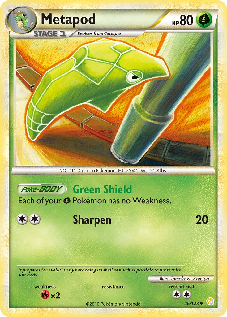 Metapod - 46/123 - Uncommon