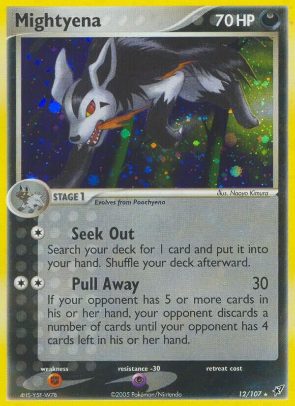 Mightyena - 12/107 - Rare Holo