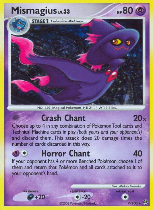 Mismagius - 7/100 - Rare Holo