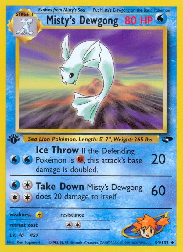 Misty's Dewgong - 54/132 - Uncommon