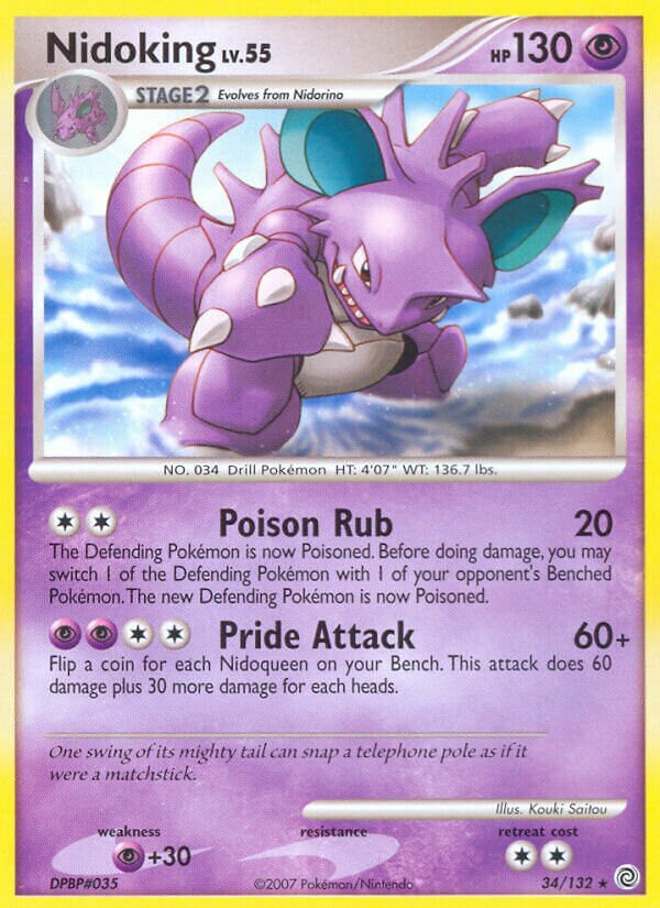 Nidoking - 34/132 - Rare