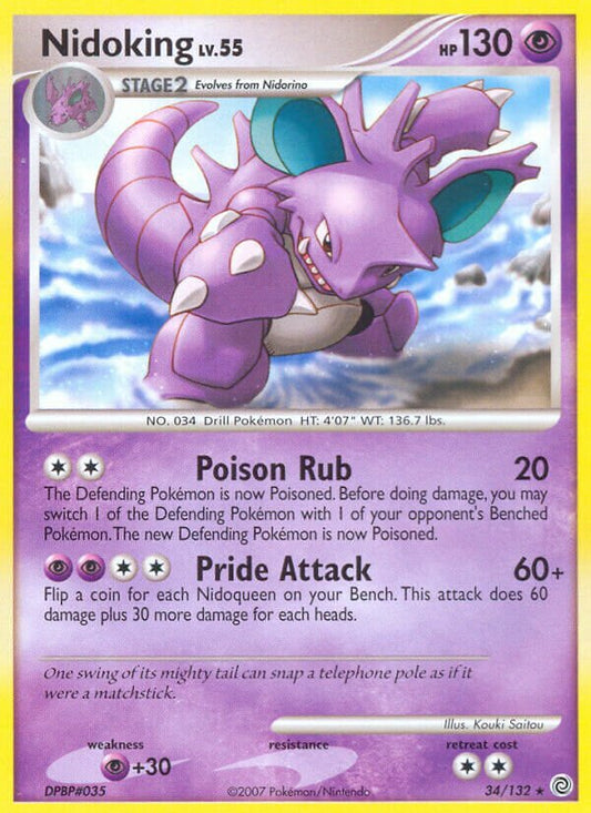 Nidoking - 34/132 - Rare