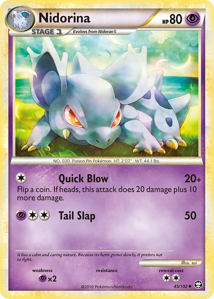 Nidorina - 45/102 - Uncommon