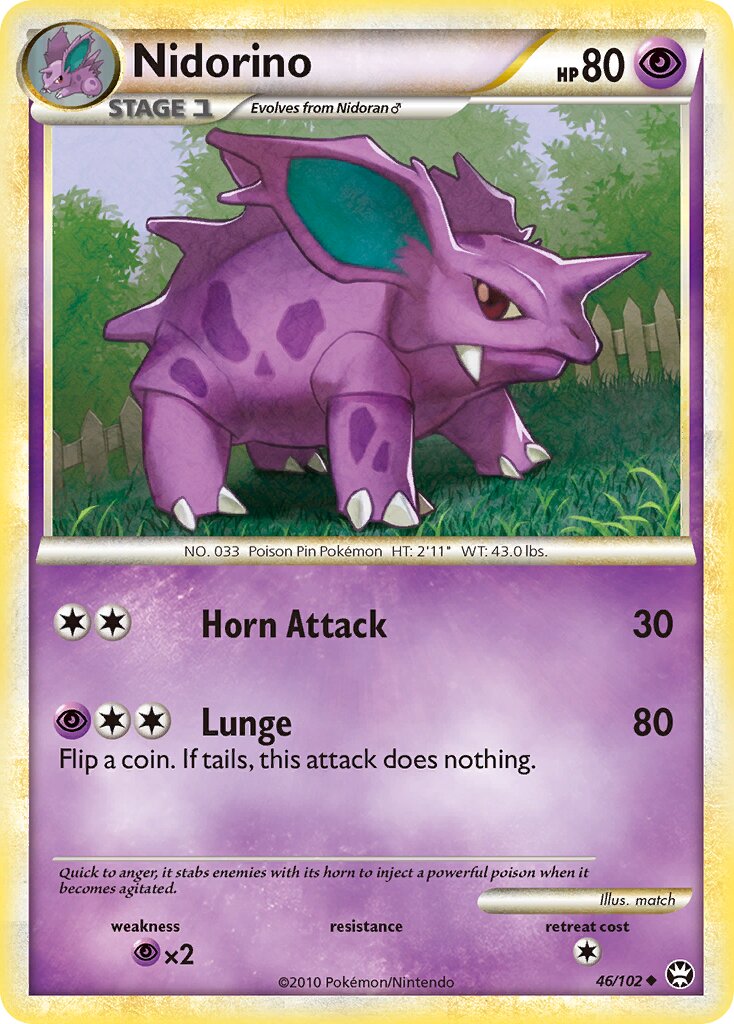Nidorino - 46/102 - Uncommon