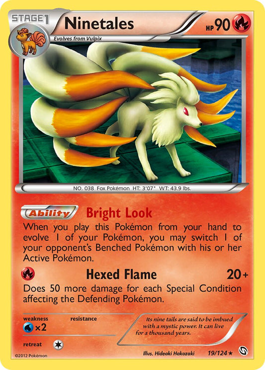 Ninetales - 19/124 - Rare Holo