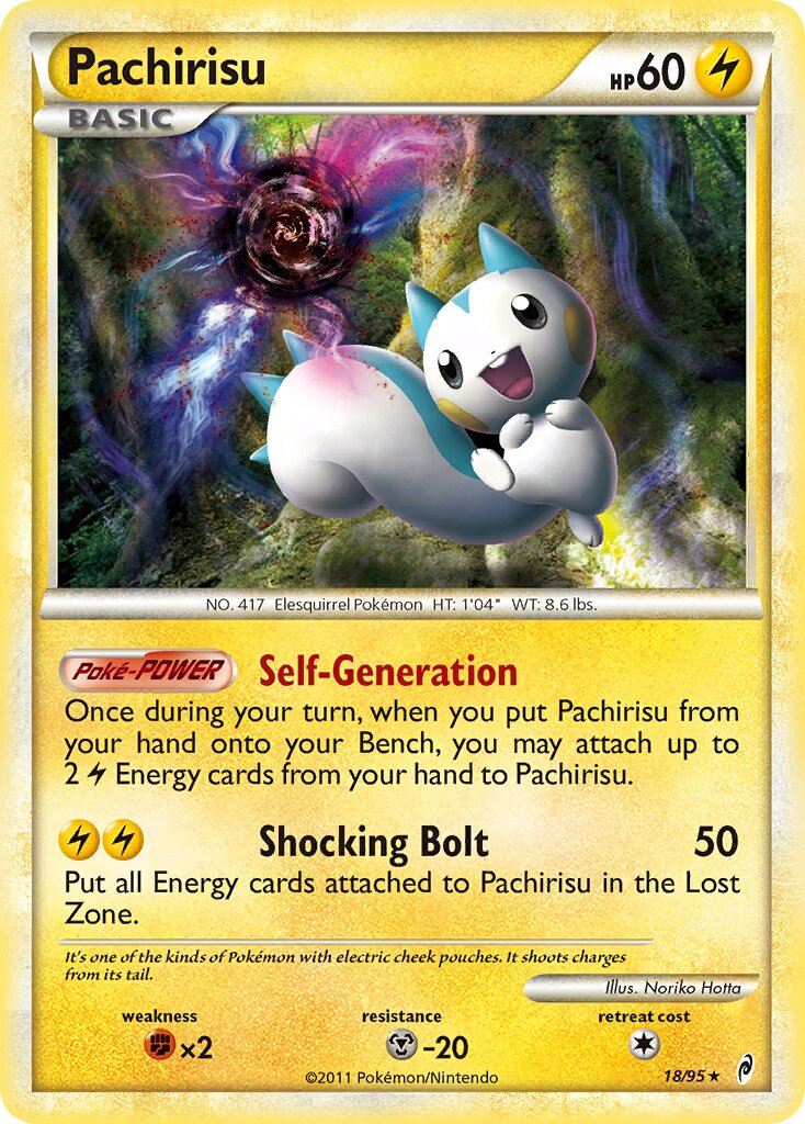 Pachirisu - 18/95 - Rare Holo