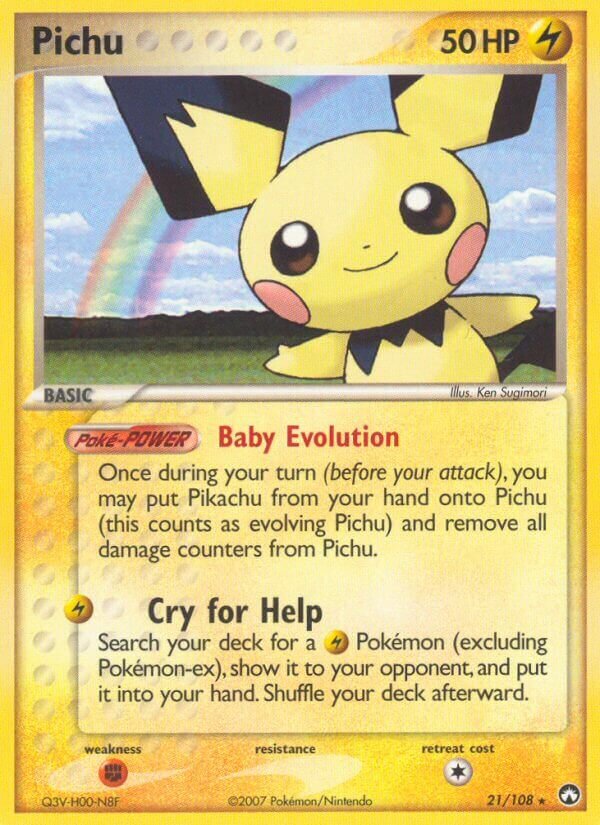Pichu - 21/108 - Rare
