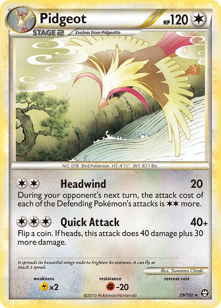 Pidgeot - 29/102 - Rare