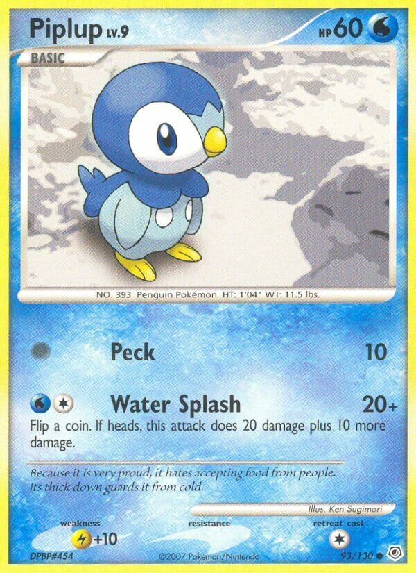 Piplup - 93/130 - Common