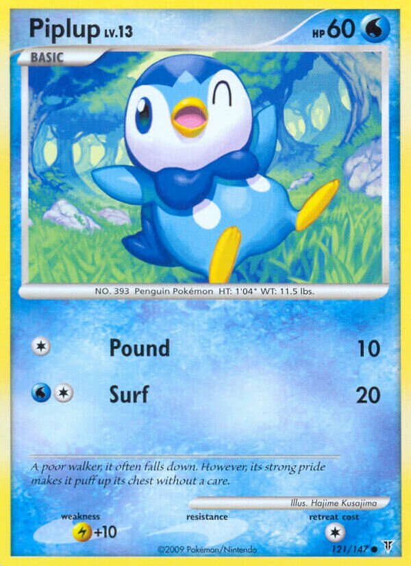 Piplup - 121/147 - Common
