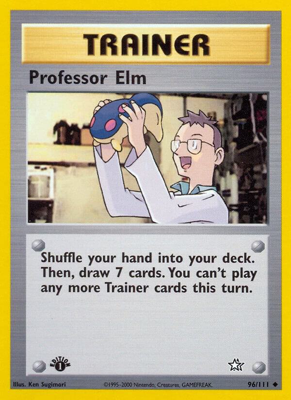Professor Elm - 96/111 - 1st Edition Uncommon