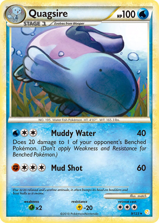 Quagsire - 9/123 - Rare Holo