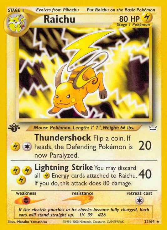 Raichu - 21/64 - Rare