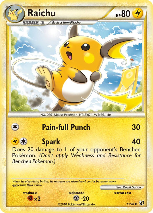 Raichu - 33/90 - Uncommon
