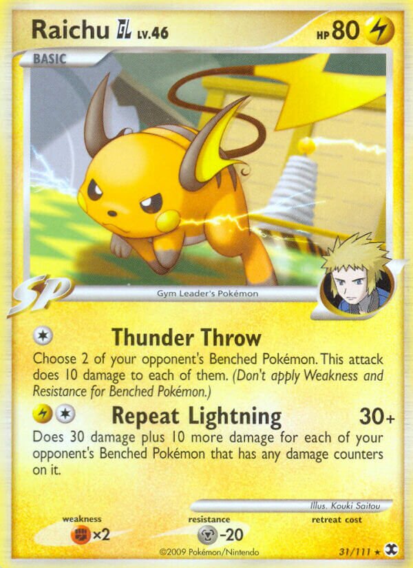 Raichu GL - 31/111 - Rare