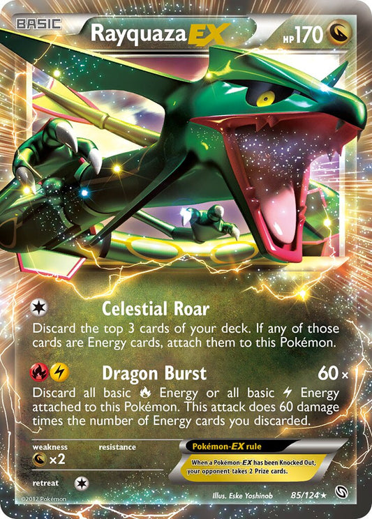 Rayquaza-EX - 85/124 - Rare Holo EX