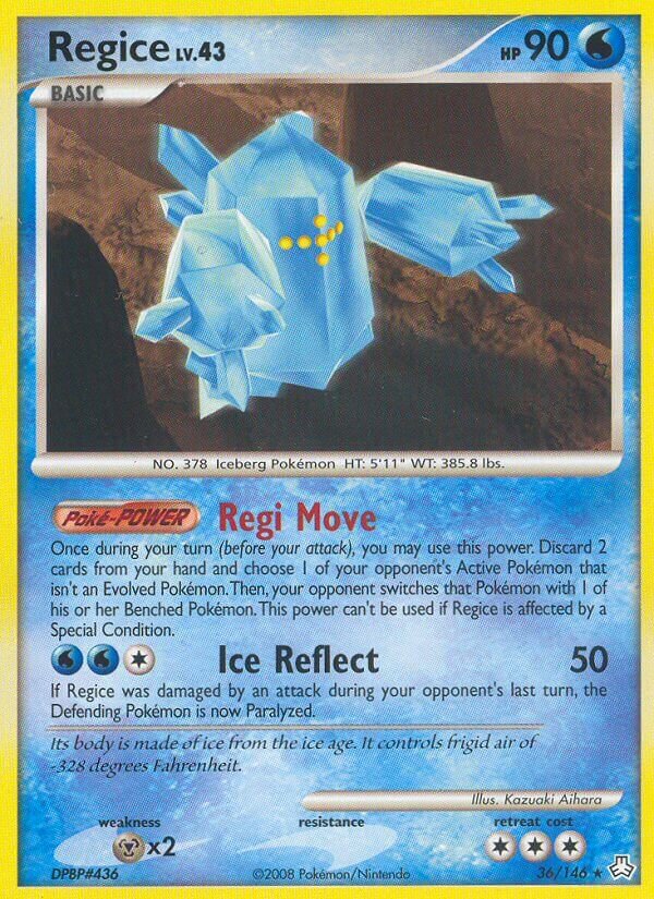 Regice - 36/146 - Rare