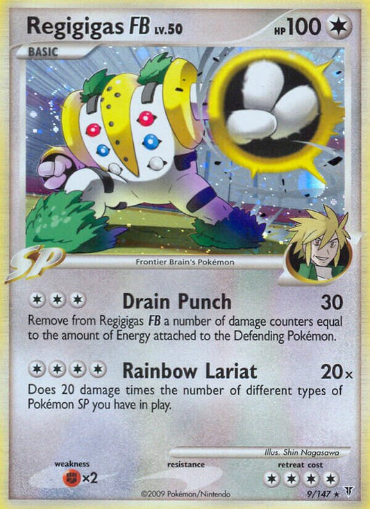Regigigas FB - 9/147 - Rare Holo