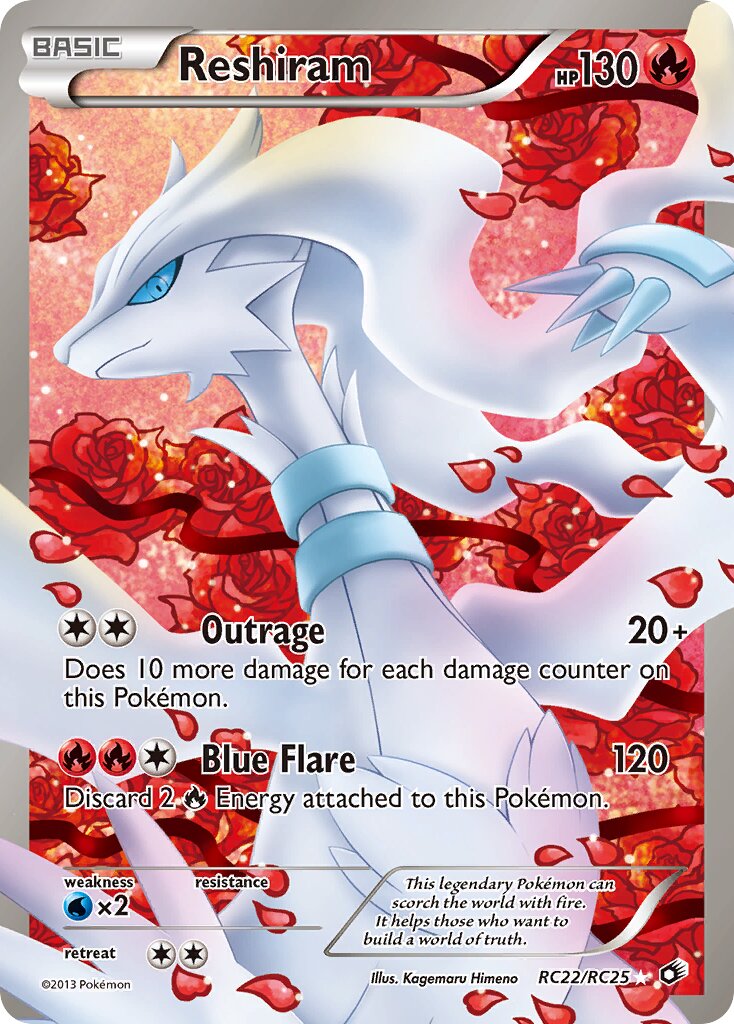 Reshiram - RC22/RC25 - Rare Ultra