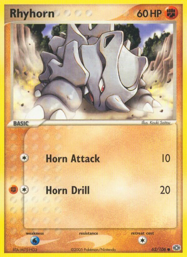 Rhyhorn - 62/106 - Common
