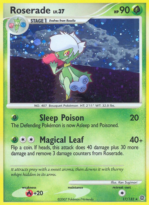 Roserade - 17/132 - Rare Holo
