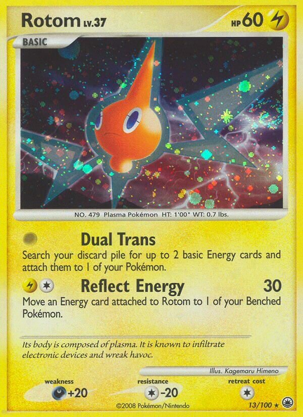 Rotom - 13/100 - Rare Holo