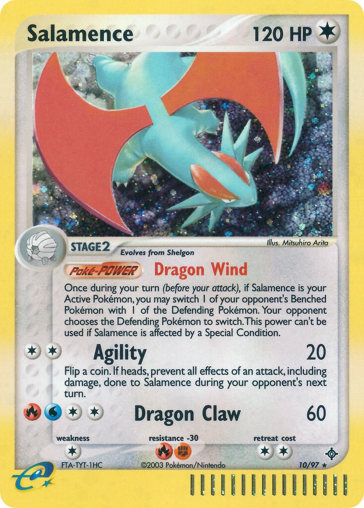 Salamence - 10/97 - Rare Holo