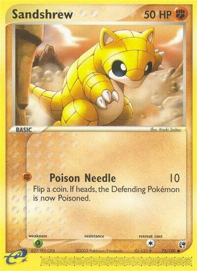 Sandshrew - 75/100 - Common