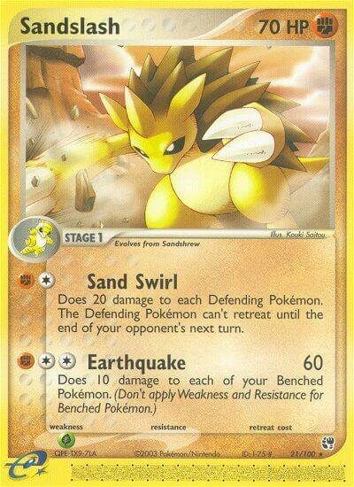 Sandslash - 21/100 - Rare