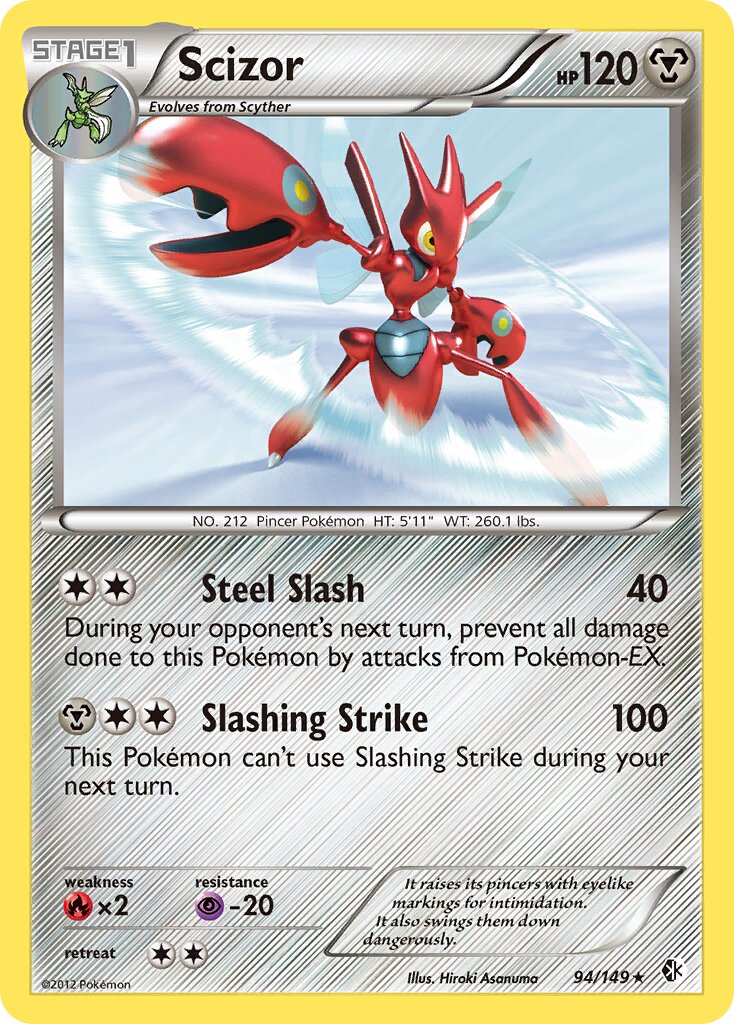 Scizor - 94/149 - Rare Holo