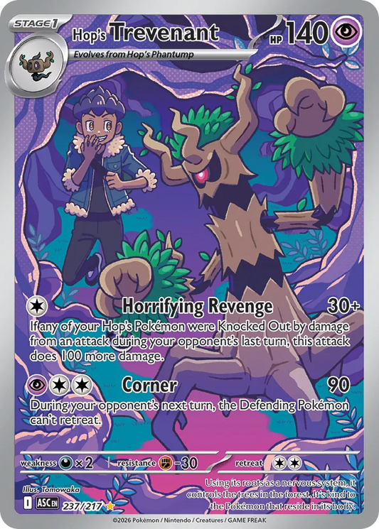 Hop's Trevenant - 237/217 - Illustration Rare