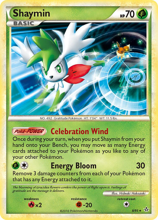 Shaymin - 8/95 - Rare Holo