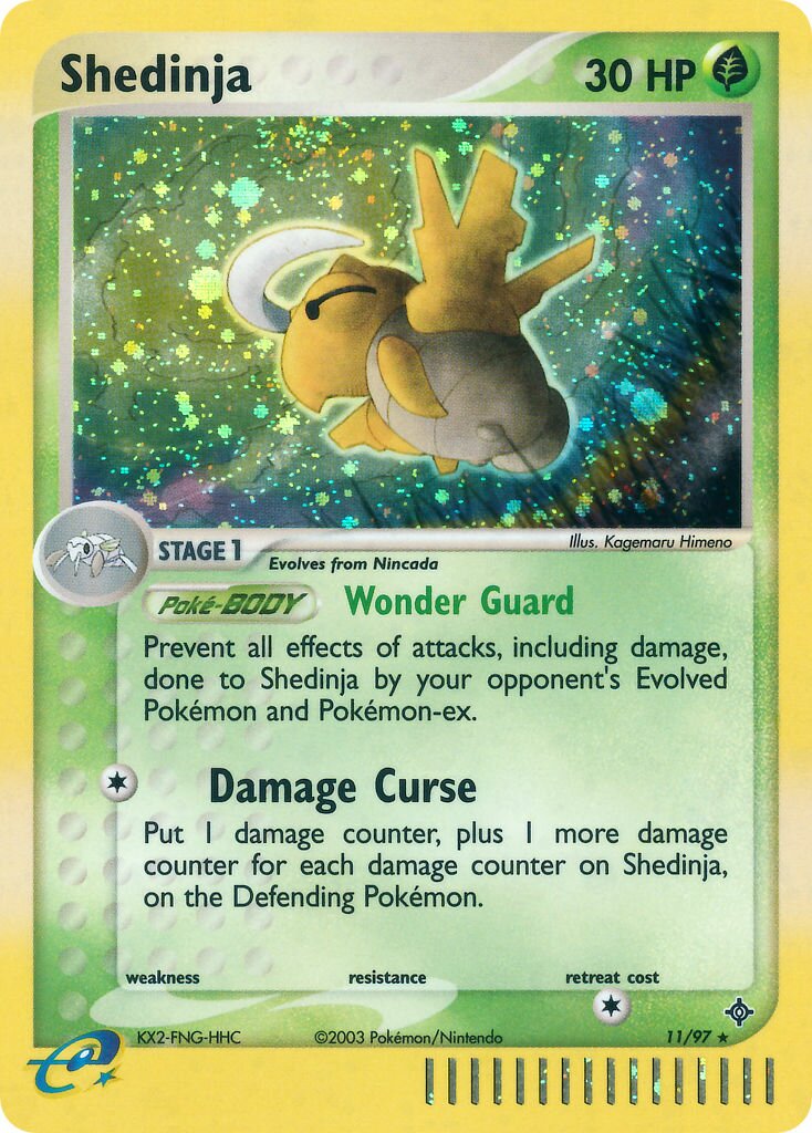Shedinja - 11/97 - Rare Holo