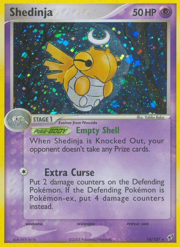 Shedinja - 14/107 - Rare Holo