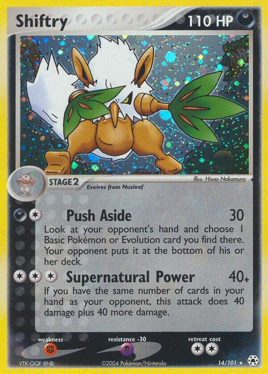 Shiftry - 14/101 - Rare Holo