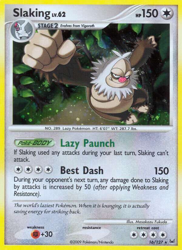 Slaking - 16/127 - Rare Holo