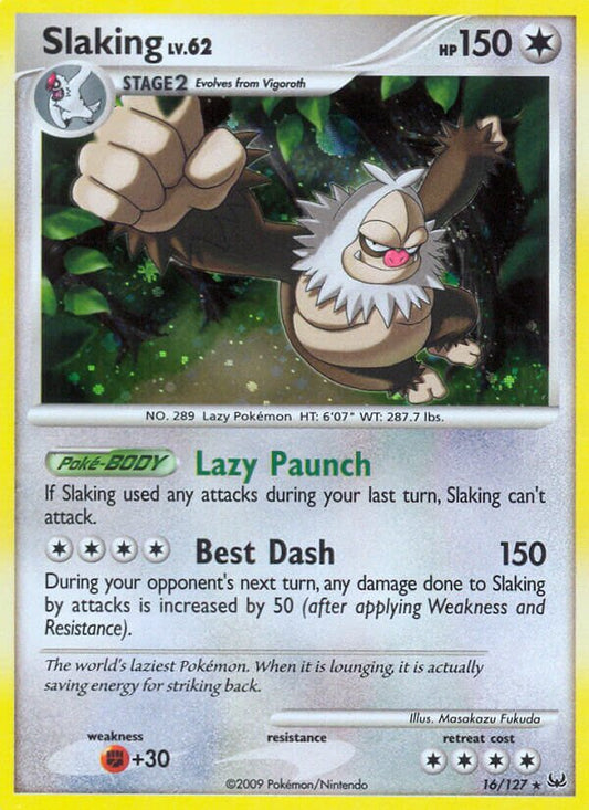 Slaking - 16/127 - Rare Holo