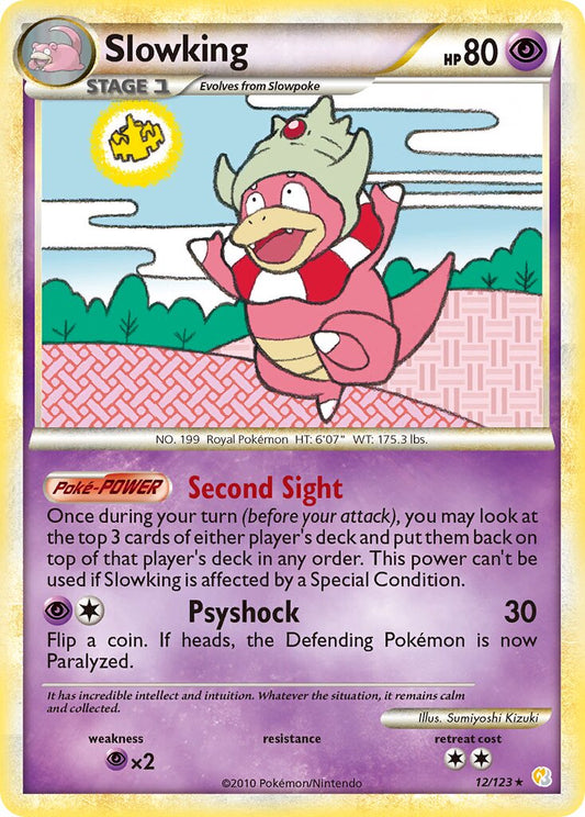 Slowking - 12/123 - Rare Holo