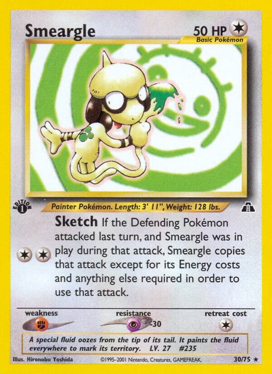 Smeargle - 30/75 - Unlimited Rare
